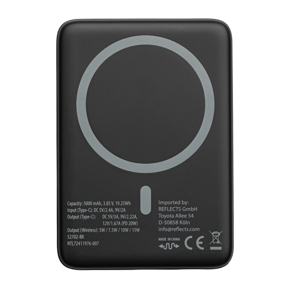 Magnetische 15W Wireless Powerbank REEVES-BOSTROCK