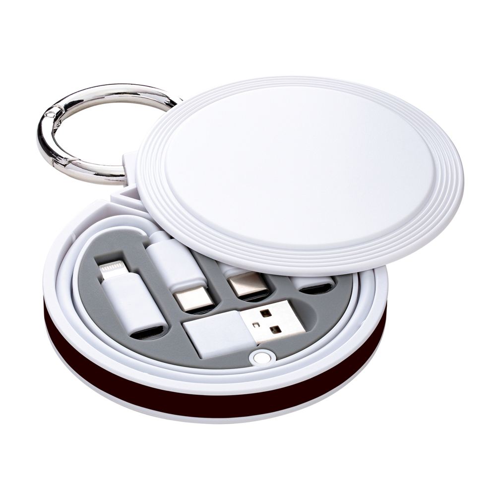 6-in-1 Ladekabel REEVES-myCONVERTICS - schwarz, weiß