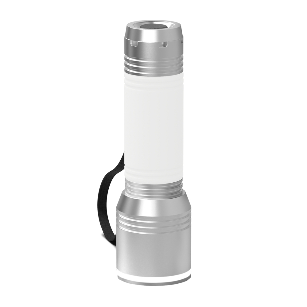 Taschenlampe REEVES-myFLASH 700 - silber, weiß