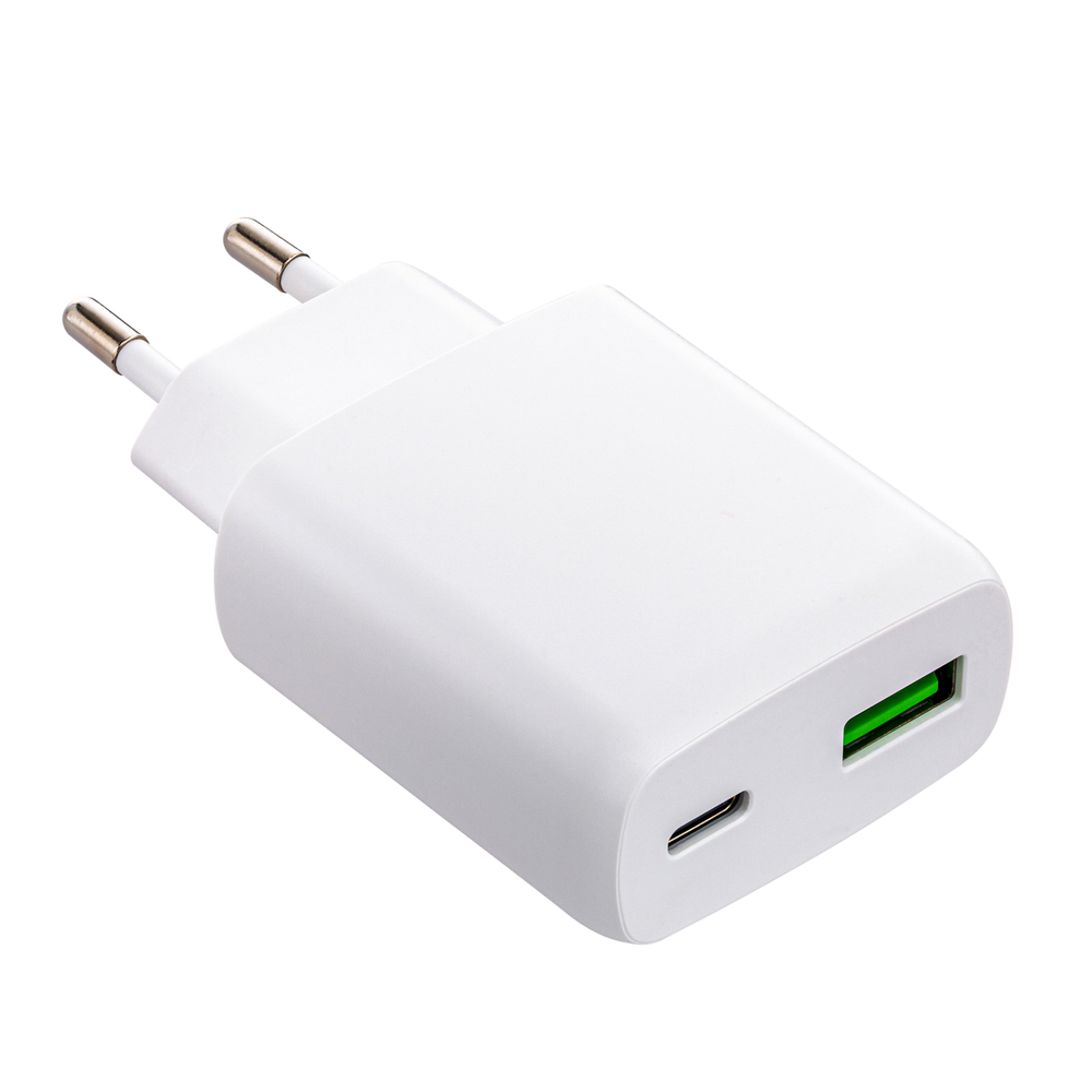 USB Ladegerät GaN 2-Port REEVES-TOMARES - weiß / weiß